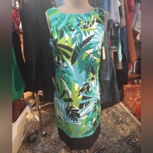 Dressbarn cool color dress, Size 10 NWT